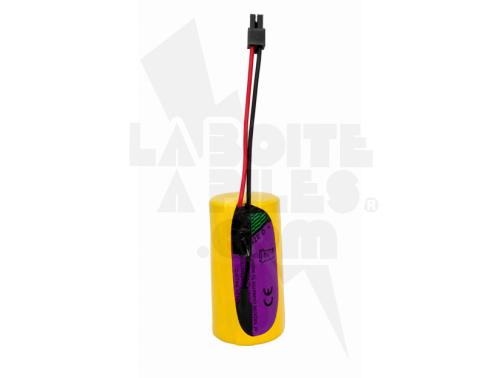 PILE TADIRAN 3.6V - 17AH AVEC CONNECTEUR SPÉCIFIQUE