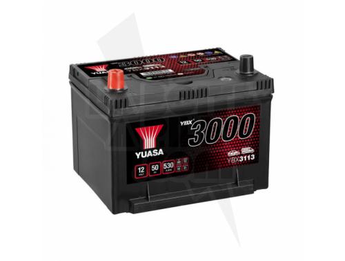 BATTERIE YUASA YBX3113 12V 50AH 530A