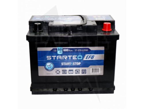 BATTERIE STARTEO EFB 12V 60AH 600A