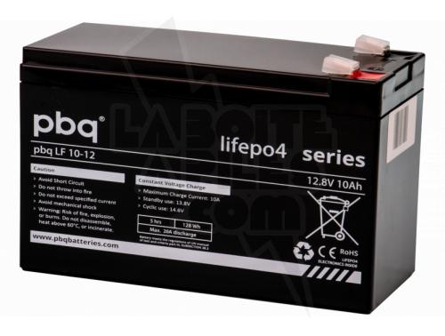 BATTERIE PBQ LF 10-12 – 12,8V 10AH – LIFEPO4