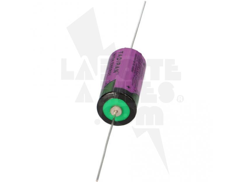 PILE TADIRAN – LITHIUM 3,6V 1,5AH 2/3AA AVEC SORTIES AXIALES img.jpg