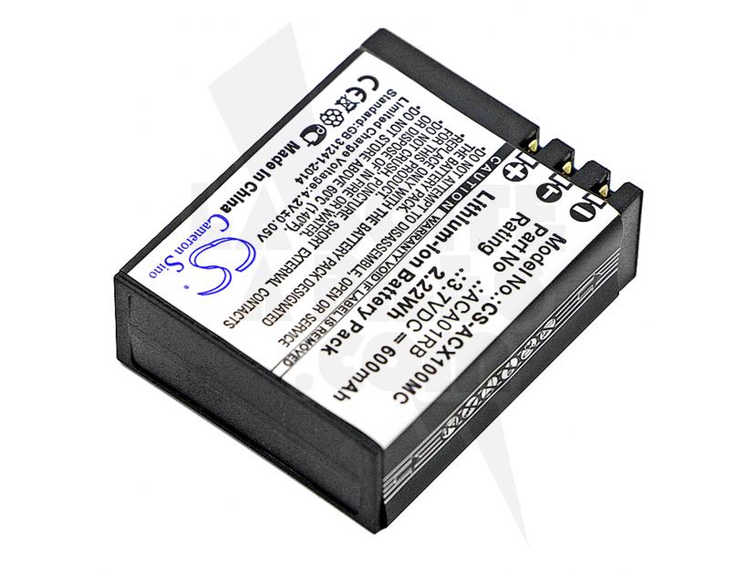 BATTERIE COMPATIBLE ACTIVEON CX – LI-POLYMÈRE 3,7V 600MAH img.jpg