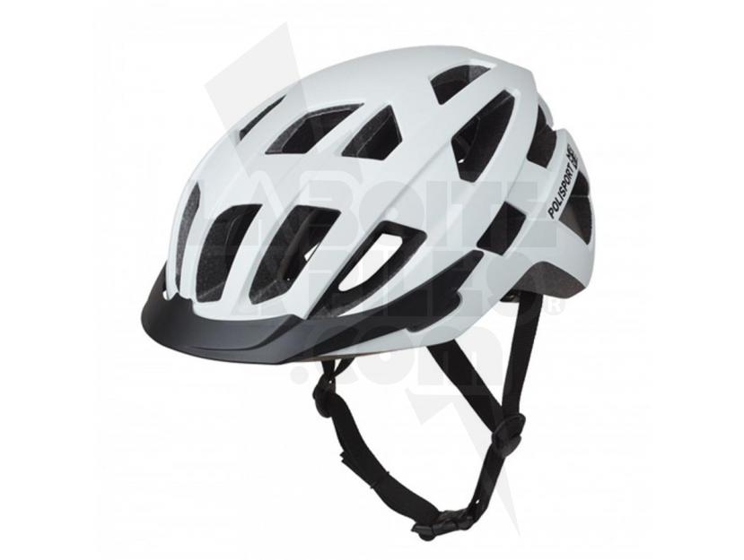 CASQUE URBAIN POLISPORT CITY MOVE BLANC MAT IN MOLD REGLAGE OCCIPITAL LED T.L (58 / 61) img.jpg