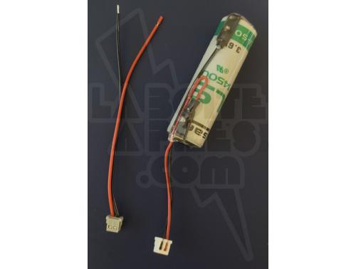 PILE LITHIUM 3.6V AA + CONNECTEUR