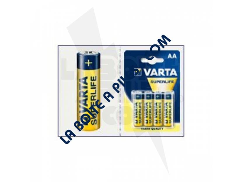 Blister de 4 piles VARTA LR6 - AA - Longlife - Alcaline - 1.5V