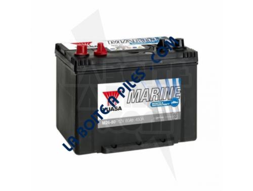 BATTERIE PLOMB 12V-80AH-450A MARINE