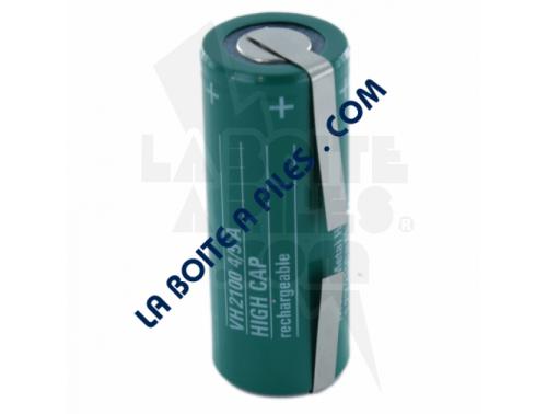 ACCU 1.2V-2100MAH A LANGUETTE