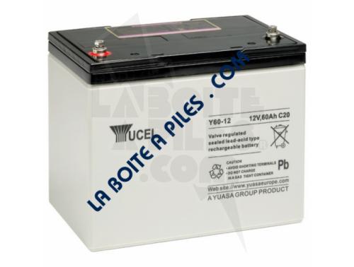 BATTERIE PLOMB YUASA12V-60AH