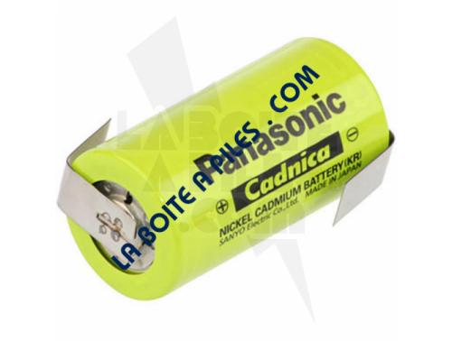 ACCU 1.2V-1250MAH NICD A LANGUETTES