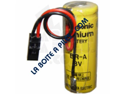 PILE LITHIUM 3V + CONNECETEUR