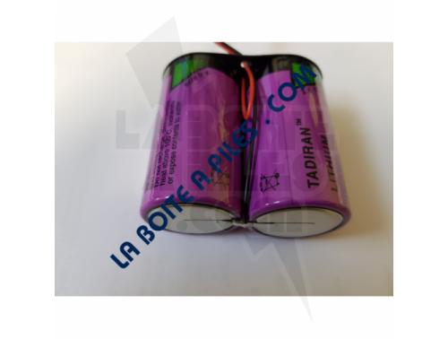 PILE LITHIUM 3.6V-38AH + CONNECTEUR