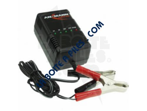 CHARGEUR POUR ACCUS AU PLOMB 2 V, 6 V, 12 V, 24 V 