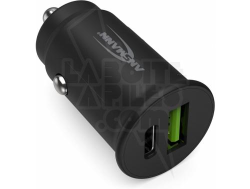 CHARGEUR DE VOITURE 30W SORTIE USB C ET USB