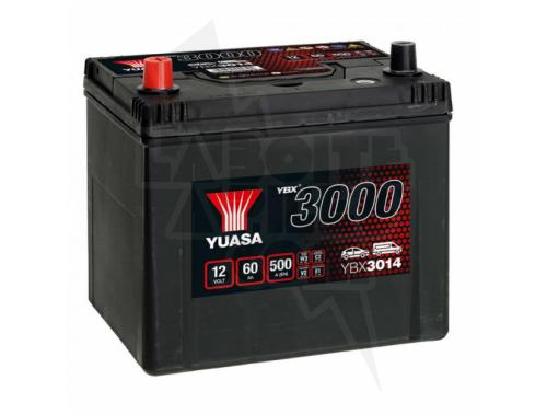 BATTERIE 12V - 60AH - 500A YUASA SMF BATTERY