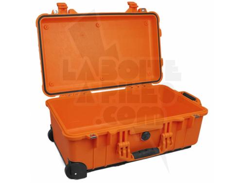 VALISE ETANCHE PELI ORANGE SANS MOUSSE