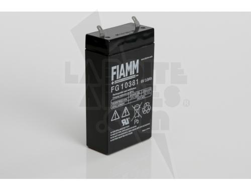 BATTERIE PLOMB 6V - 3.8AH FIAMM