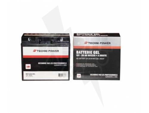 BATTERIE PLOMB ETANCHE 12V - 20AH - 200A GEL POUR TONDEUSE