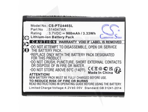 BATTERIE COMPATIBLE LI-ION 3.7V - 900 MAH
