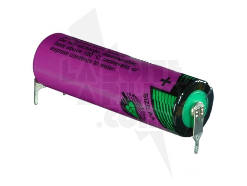 SL-860/PT – 3,6V 2,4AH – LITHIUM THIONYLE CHLORURE – FORMAT AA AVEC PATTES POLARISÉES img.jpg