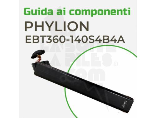 BATTERIE POUR VÉLO ÉLECTRIQUE – EBT360-140S4B4A 36V 14AH